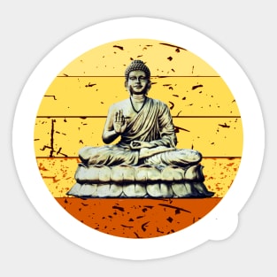 Golden Buddha Sticker